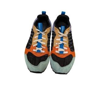 Merrell Alpine Women’s Black Orange Lace Up Retro Casual Sneakers Shoes Size 7